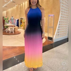 FARM Rio Ombre Long Dress Size M